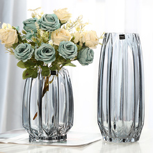 Creative Glass Bottle Transparent Rose Vase Living Room Flower Arrangement Shop Display Wedding Decoration Home Decor 2024 - buy cheap