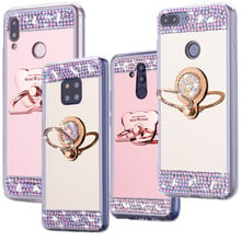 Funda de teléfono con espejo de diamantes de imitación para Huawei P Smart Z P20 Lite P30 Pro Mate 20 10 Lite Y9 Y6 2019 Y7 Y5 2018 7A Honor 10i 10 8X, funda 2024 - compra barato