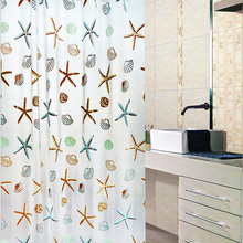 1Pc Eco-friendly PEVA Moldproof Waterproof Bathroom Bath Shower Curtain Bathroom Products Curtains with 12pcs Hooks 2024 - buy cheap