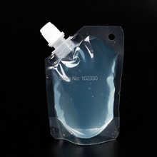 1000pcs Transparent Plastic Spout Pouch Juice Pouch Sample Liquid Packaging Pouch Doypack Storage Bags 50 ml 2024 - buy cheap