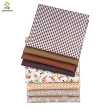 Coffee Color Fabric Patchwork Tissue Cloth Of Handmade DIY Quilting Sewing Baby&Children Sheets Dress 40*50cm 40pcs/lot 2024 - buy cheap