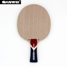 Sanwei-raqueta de Ping Pong A9, de 5 capas, toda una pieza de madera de diez núcleos, ataque potente, 2017 2024 - compra barato