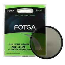Высококачественный круговой поляризационный фильтр FOTGA 58 мм с многослойным покрытием MC CPL для объектива Canon Nikon 2024 - купить недорого