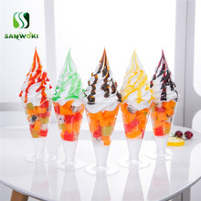 Modelo de helado de simulación sundae, modelo de helado de fruta, modelo de helado, muestra de helado falso personalizada 2024 - compra barato