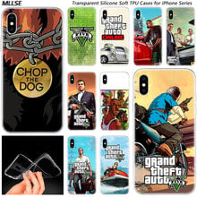 Hot GTA 5 Game Fashion Silicone Case Cover for Apple iPhones 11 Pro XS Max X XR 7 8 6 6s Plus 5S SE TPU Soft Phone Cases 2024 - buy cheap