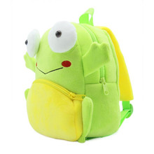 2-4 Years Cute Cartoon 3D Frog Style Plush Backpack Green Anime Animals Soft Mini Schoolbags Kids Toys Knapsack Birthday Gifts 2024 - buy cheap