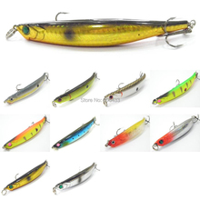10PCS Fishing curved Lure Lures Floating Minnow artificial bait hook 11cm/12g Free shipping 2024 - buy cheap