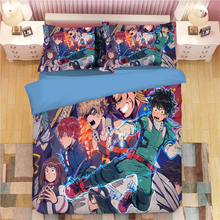 Anime Boku No Hero Academia Duvet Cover Set 3D Bedding Sets Luxury Manga Bed Set Include 1 Duvet Cover and 2 dakimakura case 2024 - buy cheap