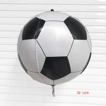 50psc/lot  22inch 4D Football balloon Helium Foil Balloons happy birthday party decorations kids toy Supplies 2024 - buy cheap