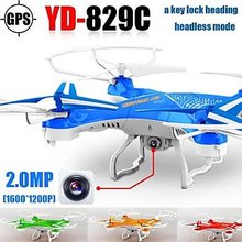 Attop YD829c Drone with Hd Camera One Key Lock Heading 2.4g 4ch 6axis Rc Quadrocopter 2024 - buy cheap
