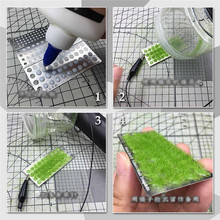 DIY 1/72 1/48 1/35 Scale Static Grass Planting Template for Scene Sand Table DIY Model AJ0044 2024 - buy cheap