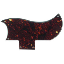 Pleroo Custom Guitar pickgaurd - For 61 SG Guitar Pickguard Scratch Plate , 3 Ply Brown Tortoise 2024 - buy cheap