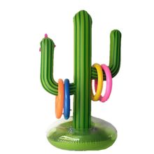 5 PCS Inflatable Cactus Ring Toss Game Inflatable Toss Game Pool Toys Luau Party Supplies Indoor Outdoor Game for Kids Adults Su 2024 - buy cheap
