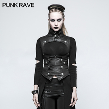 Женский винтажный жилет в стиле панк, винтажный жилет в стиле стимпанк, стойка для Хэллоуина 2024 - купить недорого