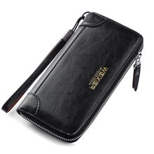 Fashion Men Wallet Purse Long Card Holder Leather Wallet Men Brand Casual Clutch Bag Male High Quality Zipper Coin Purse for Men 2024 - buy cheap