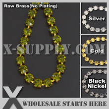 SS38 8mm Handmade Round Rhinestone Cup Chain for Jewelry,Olivine Rhinestones 2024 - buy cheap