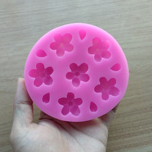 New Arrival Flower/Petal Silicone Mold Fondant Cake Decorating Chocolate Cookie Soap Baking molds SQ17218 2024 - buy cheap