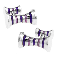 C-MAN Luxury shirt Purple stripes cufflink for mens Brand cuff buttons cuff links High Quality abotoaduras Jewelry 2024 - buy cheap