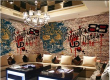 3d murals wallpaper for living room Retro Brick Bar customized wallpaper for walls wallpaper for walls 3d 2024 - buy cheap