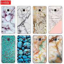 silicone cover phone case for Samsung Galaxy J1 J2 J3 J5 J7 MINI 2016 2015 prime marble green stone 2024 - buy cheap