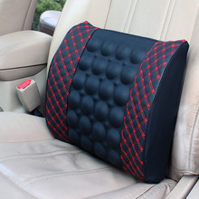 Franchise Car Electric Massage Cushion lumbar Massage Seat Back Cushion Waist support pillow back respaldo cojin lumbar coche #1 2024 - buy cheap