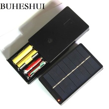 Bueshui-cargador de Panel Solar con Base para AA 2xAA 2XAAA 18650, cargador de teléfono móvil con batería recargable, 1W 2W 2024 - compra barato