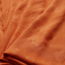 1 meter X 1.4 meter Soft dress shirt sleepwear fabric cotton viscose rayon tissu jacquard leaf orange 2024 - buy cheap