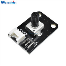 Módulo de placa de potenciômetro rotativo 10k ohm para placa arduino pic avr mcu dsp i/o io port 2024 - compre barato