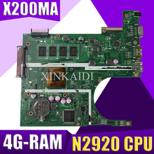 XinKaidi  X200MA Laptop motherboard for ASUS X200MA  F200M F200MA Test original motherboard 4G-RAM N2920 4 cores CPU 2024 - buy cheap