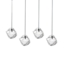 Современные стеклянные светодиодные подвесные лампы в скандинавском стиле, современные дизайнерские светильники для дома, ресторана, кухни, офиса, освещение лестницы 2024 - купить недорого