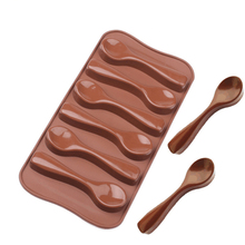 Силиконовая форма «сделай сам» для шоколада, 6 ложек, 1 шт. 2024 - купить недорого