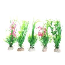 Artificial Plastic Aquarium Plants Grass Background Fish Tank Decoration Aquarium Ornament 2024 - buy cheap