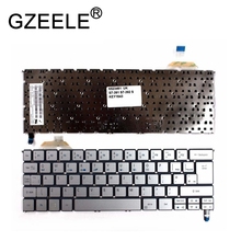 GZEELE New UK silver backlit keyboard for Acer Aspire S7 S7-391 S7-392 S7-392-6832 MP-12C56GBJ442 QWERTY 2024 - buy cheap