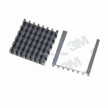 20 Pieces LOT 25x25x5mm Aluminum Heatsink Black Heat Sink For IC Chip 2024 - buy cheap
