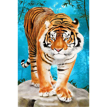 DIY Diamond Embroidery Big tiger Full Square/round Diamond Painting Cross Stitch Kit  Mosaic Home Decor 2024 - buy cheap