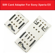 Adaptador de tarjeta Sim única y única para Sony Xperia E5 F3311 F3313 F3216, piezas de reparación de teléfono con ranura Micro SD y conector para lector de tarjetas SIM 2024 - compra barato