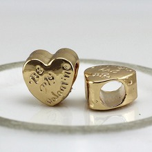 Daisies Murano Flower Heart European golden Bead DIY big hole European Beads fit pandora Bracelets necklaces pendants 2024 - buy cheap