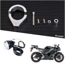 Abrazadera de horquilla plateada para motocicleta, soporte de señal de giro de 41mm, para Harley Touring Softail 2024 - compra barato