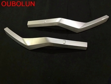 OUBOLUN For Mitsubishi Eclipse Cross 2018 Auto Car Exterior Accessories Front Head Bumper Trim Styling Stainless Steel 2024 - buy cheap