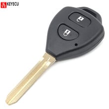 KEYECU 2 Button New Uncut Remote Key Fob 433MHz 4D67 Chip for Toyota Hilux 2005 - 2008 FCC ID :B41TA 2024 - buy cheap