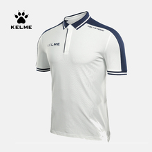 Мужские футболки поло для бега KELME Professional, дышащие хлопковые футболки с коротким рукавом, спортивные футболки 3871015 2024 - купить недорого