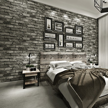 Papel de parede texturizado vintage 3d, rolo de papel de parede para decoração de casa, para quarto, sala de estar, sofá, plano de fundo de tv 2024 - compre barato