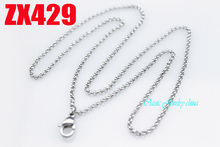 26"-38" length 2mm round rolo link chains stainless steel necklace fashion jewelry for floating glass locket 20pcs ZX429 2024 - buy cheap