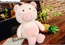 Alrededor de 60 cm lindo cerdo rosa de peluche de juguete de cerdo de dibujos animados de algodón almohada de muñeca muy suave Regalo de Cumpleaños s0634 2024 - compra barato