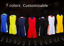 2018 Men Basketball Uniforms Sports Sportswear Training Basketball Jerseys Sets Clothes Shirt Vest Sleeveless Suits Shorts 2024 - buy cheap