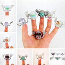 6pcs/ Lot Mini Ghost Head Vivid Finger Puppets Children Telling Story Puppets Wholesale 2024 - buy cheap