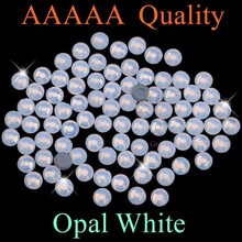 Top Quality! Opal White Hotfix Rhinestones SS6 SS10 SS16 SS20 Flatback Diamond Strass Crystals With Glue 2024 - buy cheap