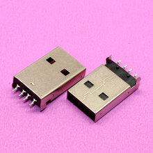 YuXi 100% New USB 2.0 AM connector 4pin USB jack 180degree SMT PCB mounting 2024 - buy cheap