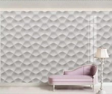 Modern minimalist 3D reliefs texture white plaster living room bedroom background wall decorative wallpaper murals 2024 - buy cheap