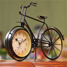 Newest Creative Bicycle Clock Modern Design Hanging Vintage Silent Clocks Decor Big  Watch Home Decor Desktop Clock 2024 - buy cheap